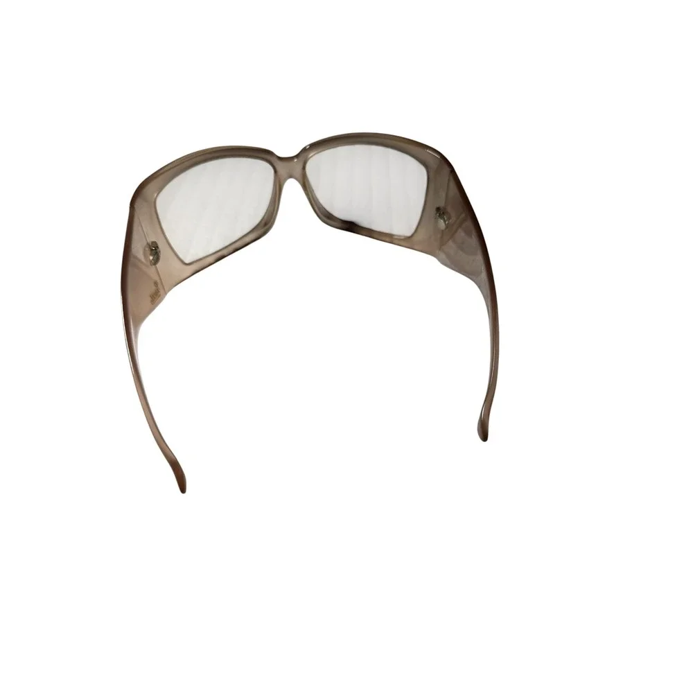 Gucci GG 2961/S Oversized Shield Sunglasses Tan Champagne Made in Italy